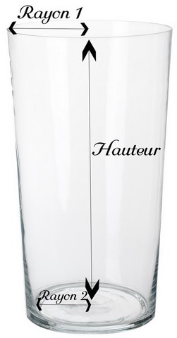 vase transparent pour billes hydrogel